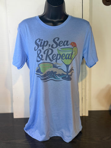 Sip, Sea & Repeat Short Sleeve