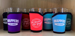 Snappers Glass Koozie