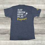 Eat Drink Stay Play Repeat (Grey)